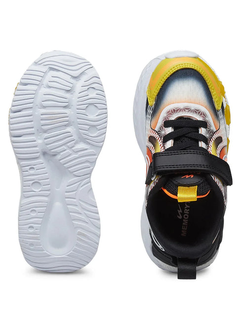 CD-102-KIDS Yellow Kids Sneakers